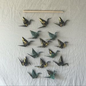 Floating Origami Wallhanging